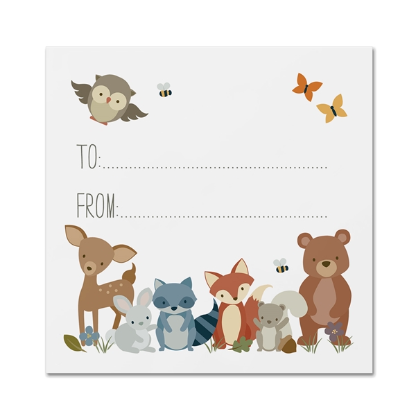 Alternate view: of Baby Animals Gift Tag