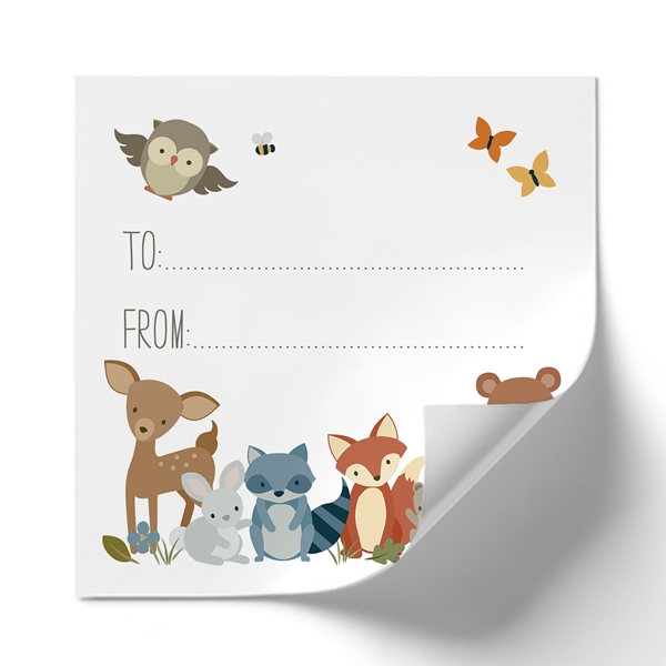 Alternate view:ALT1 of Baby Animals Gift Tag