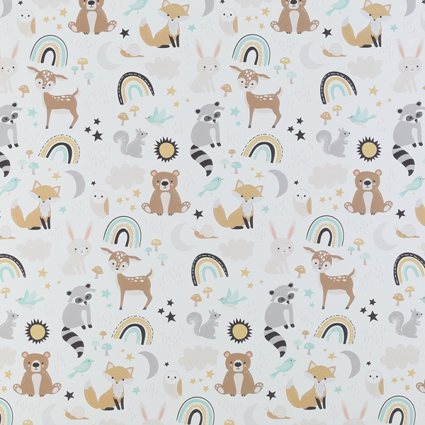 Alternate view:ALT1 of Animal Rainbow Wrapping Paper