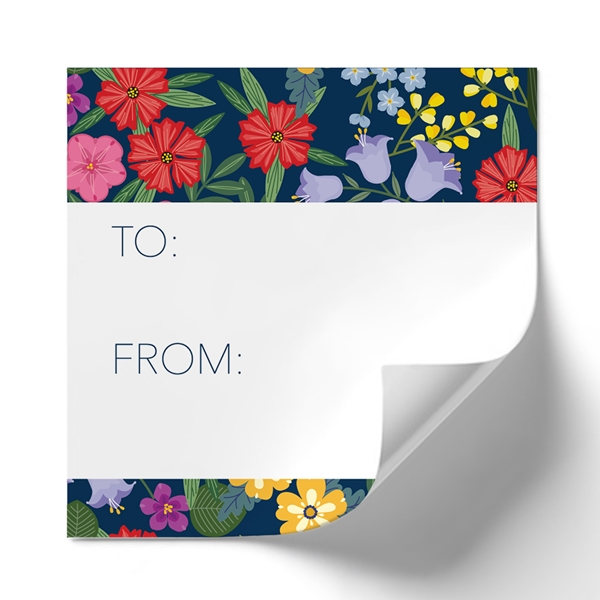 Alternate view:ALT1 of Floral Gift Tag
