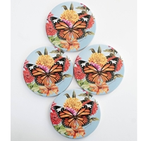 Beautiful Monarchs Coasters - 455112