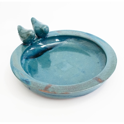 Blue Bird Birdbath