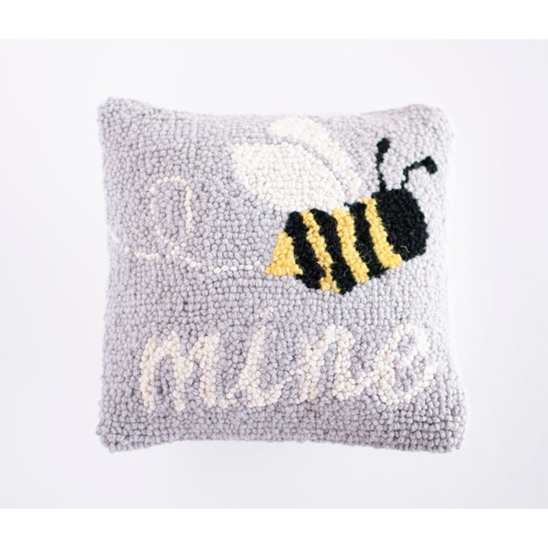 Alternate view: of Bee Mine Hook Pillow