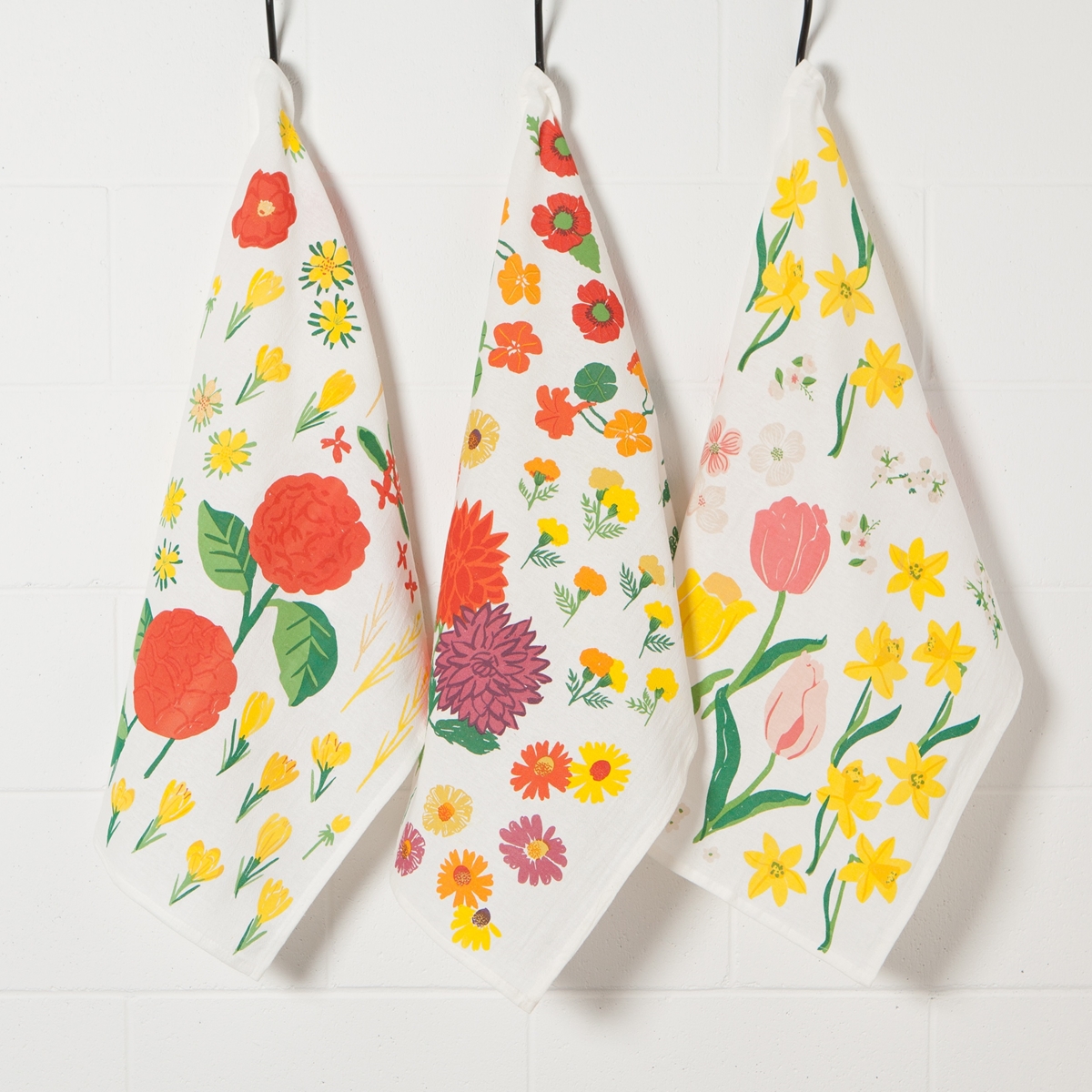 Floral Flour Sack Towel Set