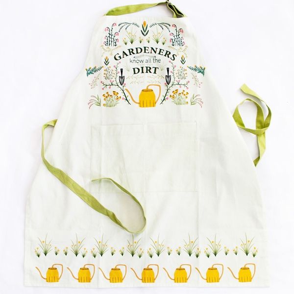 Alternate view:White of Gardeners Know All The Dirt Apron
