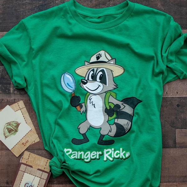 Alternate view: of Ranger Rick T-Rex T-Shirt