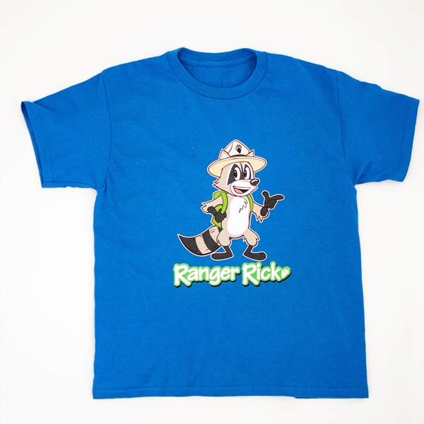Alternate view:White of Ranger Rick Logo Shirt