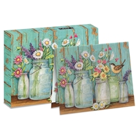 Flower Jars Boxed Note Cards - 100011