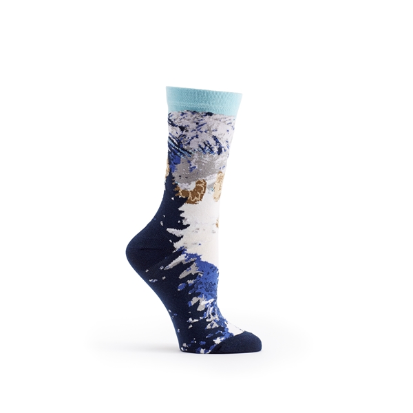 Alternate view: of Snow Leopard Sock