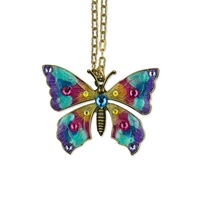 Butterfly Multicolored Necklace - 363024