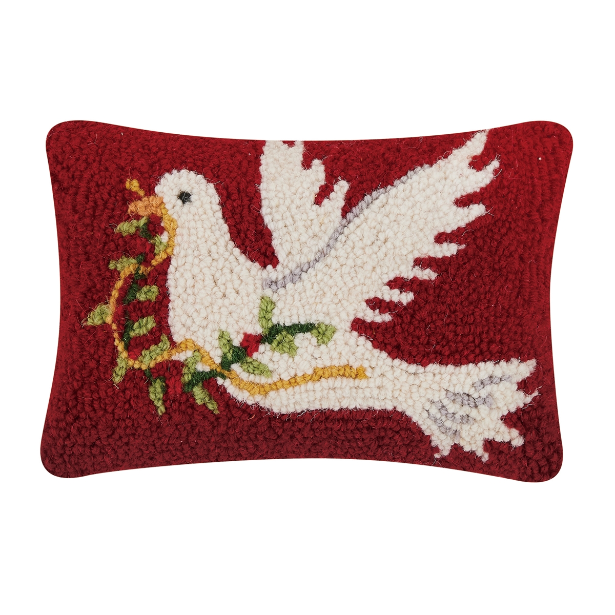 Festive Dove Hook Pillow