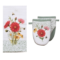 Floral Buzz Dishtowels and Grabber - 443048
