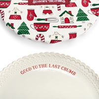 Seasons Treatings Cookie Plate and Plate Cover - 455126