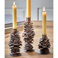 Small Pinecone Candle Holder - 460079