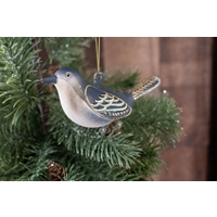 Mockingbird Glass Ornament - 500157