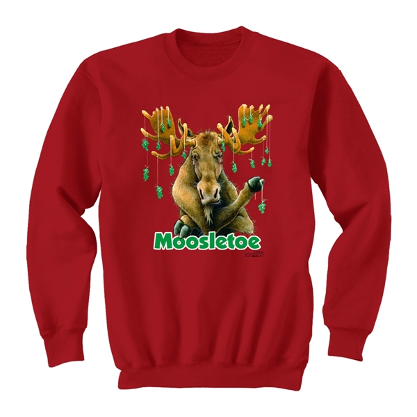 Alternate view:ALT1 of Moosletoe Crewneck Sweatshirt