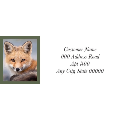 Red Fox Kit Label