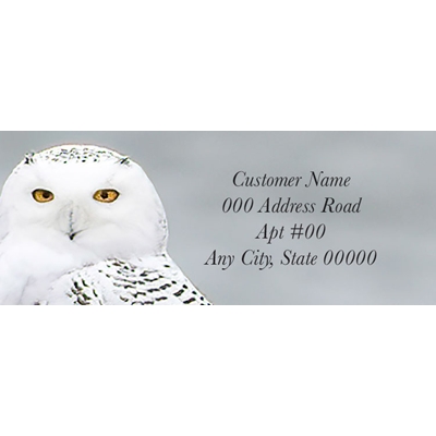 Snowy Owl Label