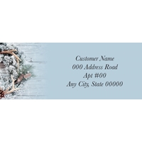 Snowy Wreath Label - NWF10867AL