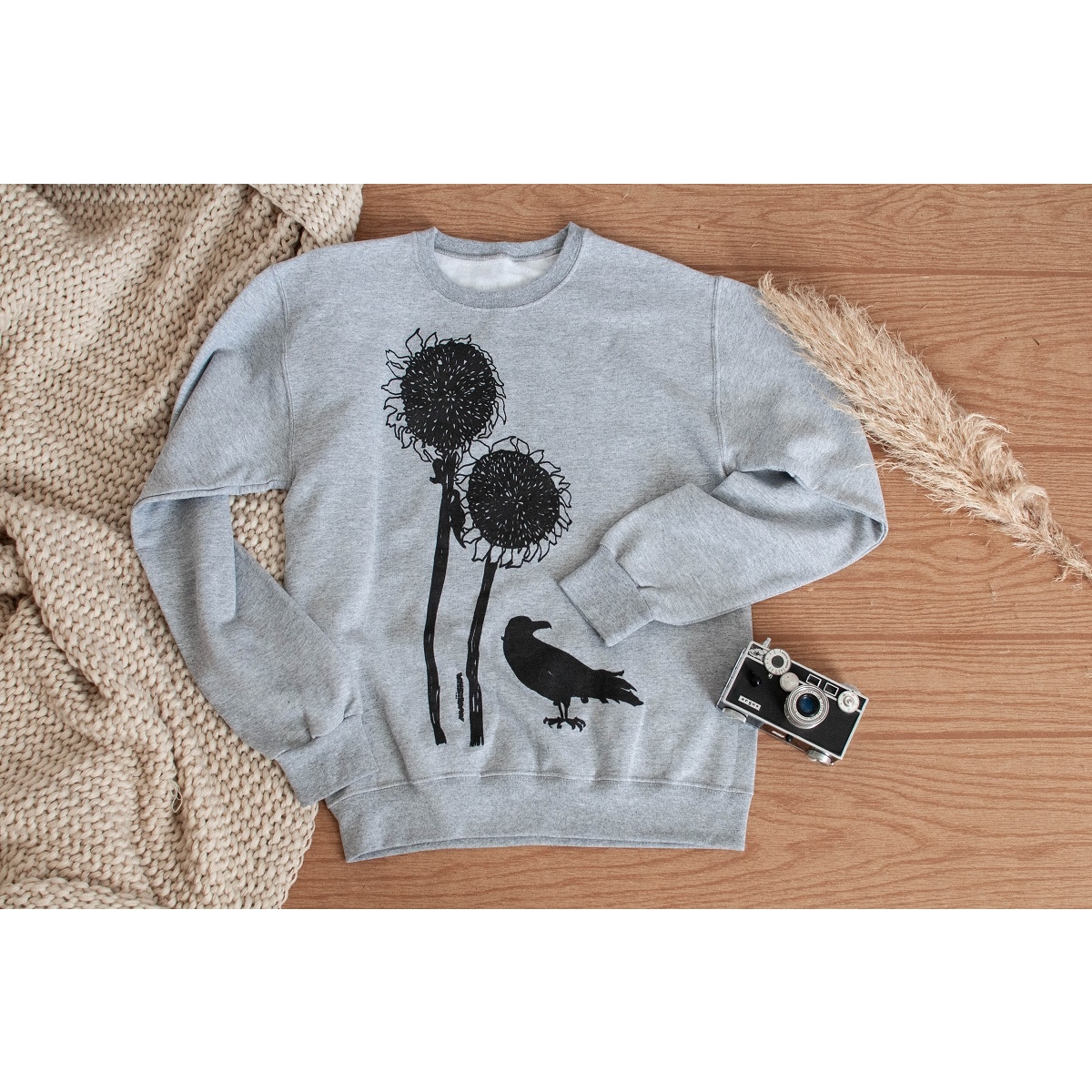 Sunflower Crow Sweatshirt