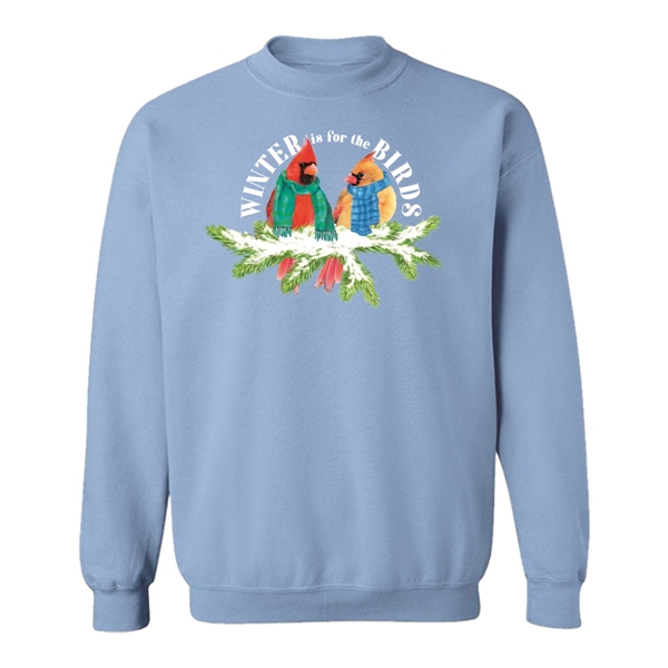 Alternate view: of Winter is For the Birds Sweatshirt