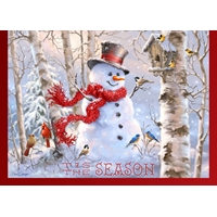 Snowman and Friends in the Forest Cards - NWF10826V