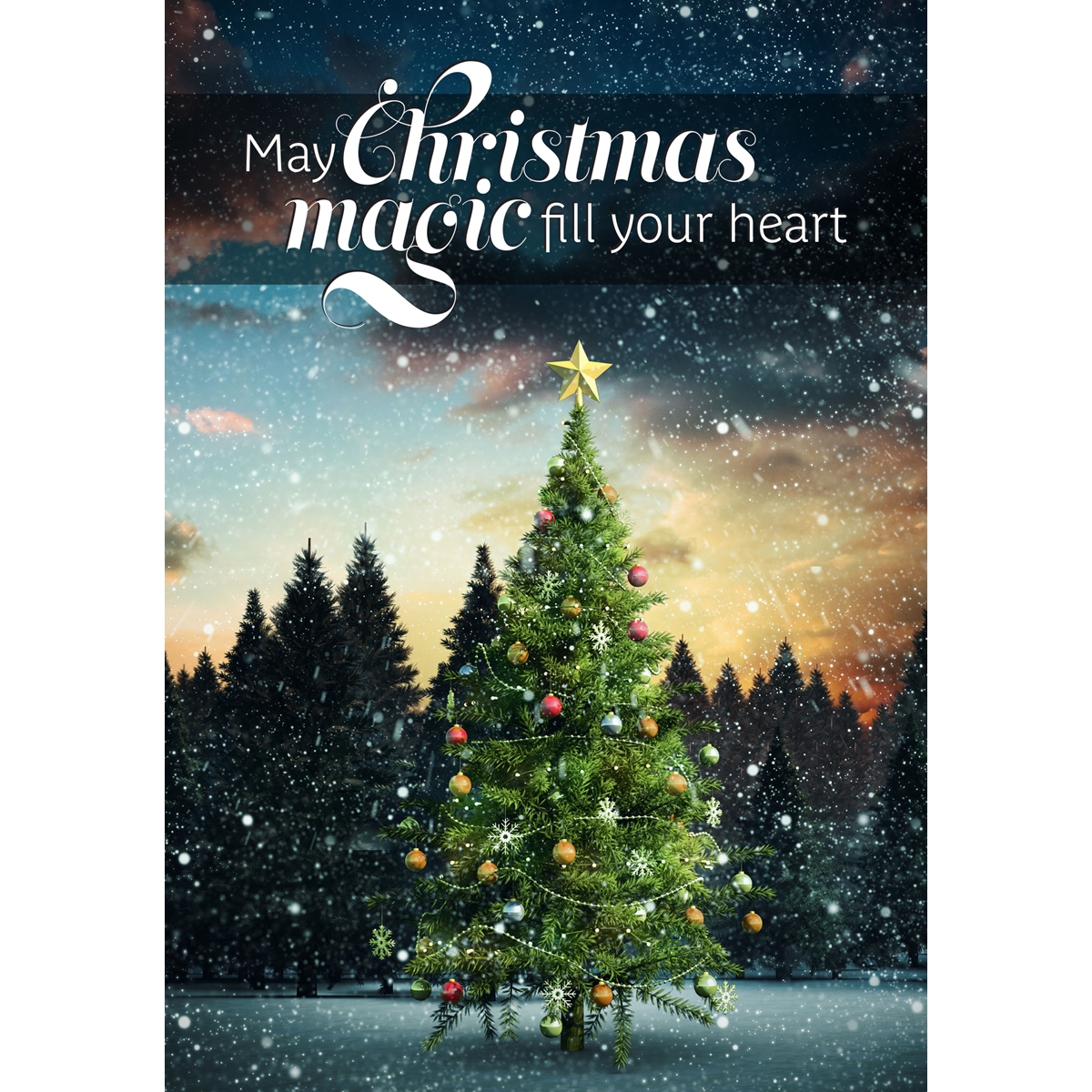 Christmas Tree Magic Cards - Standard
