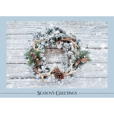Snowy Wreath Cards - Standard