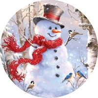 Snowman and Friends in the Forest Seals - NWF10826S