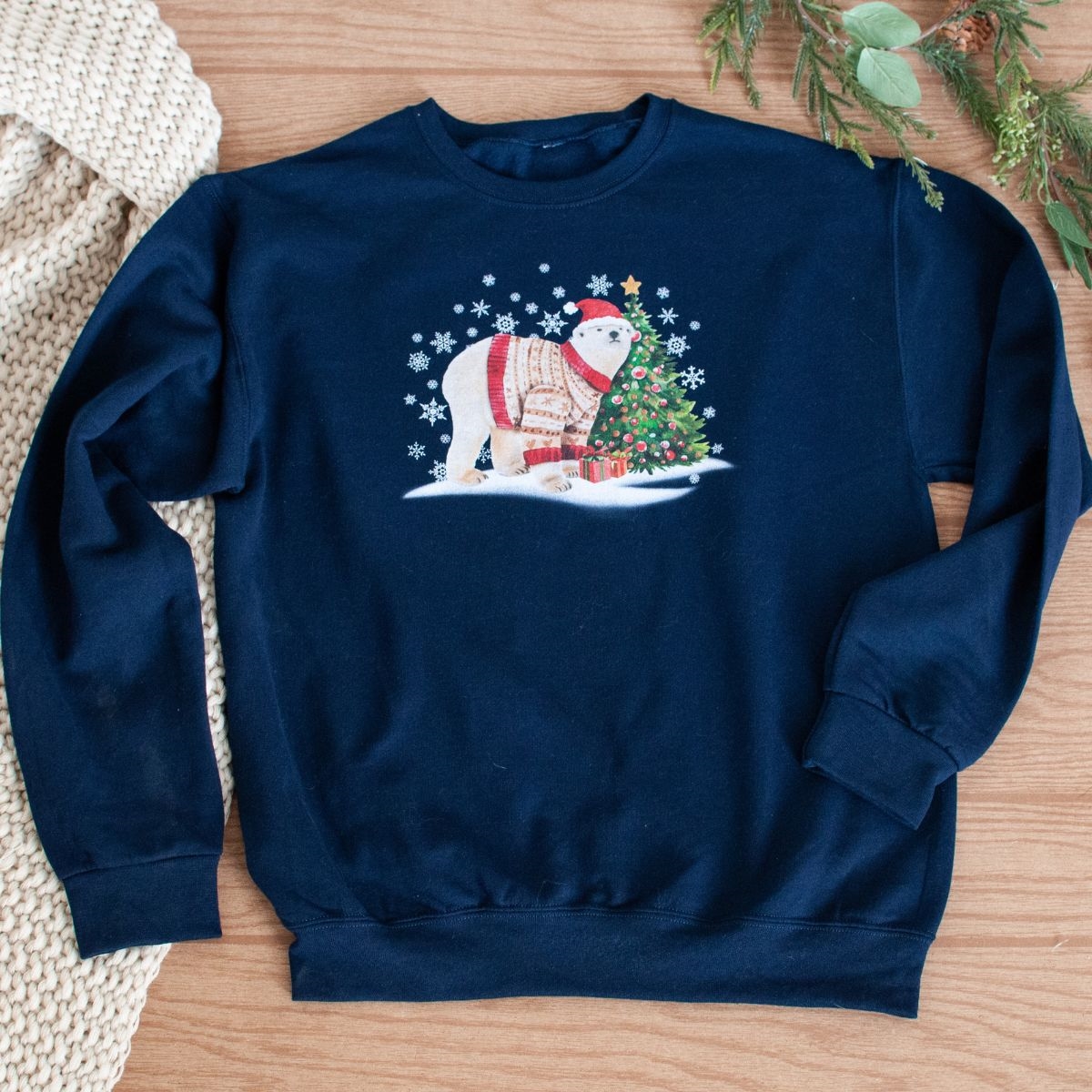 Polar Bear Christmas Sweatshirt