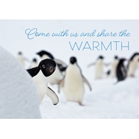 Adelie Penguin Cards - Personalized ($9.00 Fee Included) - NWF10806P
