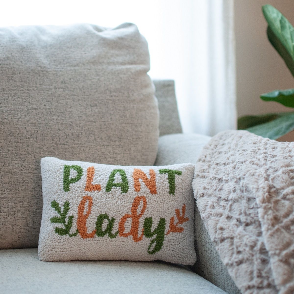 Plant Lady Hook Pillow