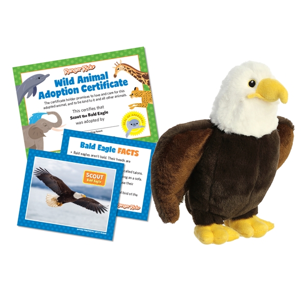 Alternate view: of Ranger Rick Eco-Friendly Adoption Kit - Bald Eagle