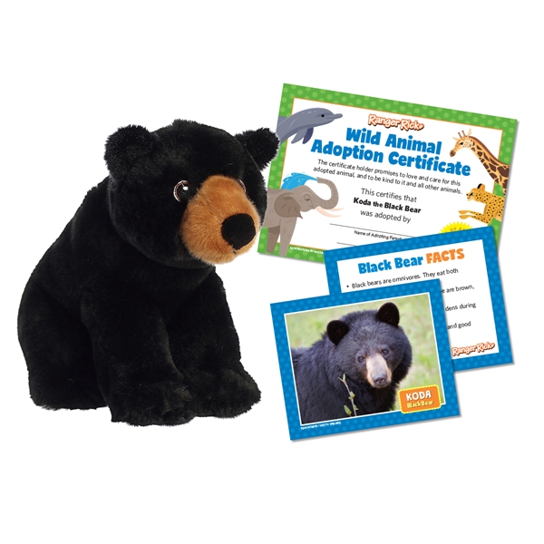 Alternate view: of Ranger Rick Eco-Friendly Adoption Kit - Black Bear