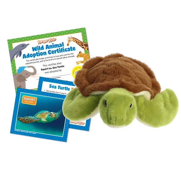 Alternate view: of Ranger Rick Eco-Friendly Adoption Kit - Sea Turtle