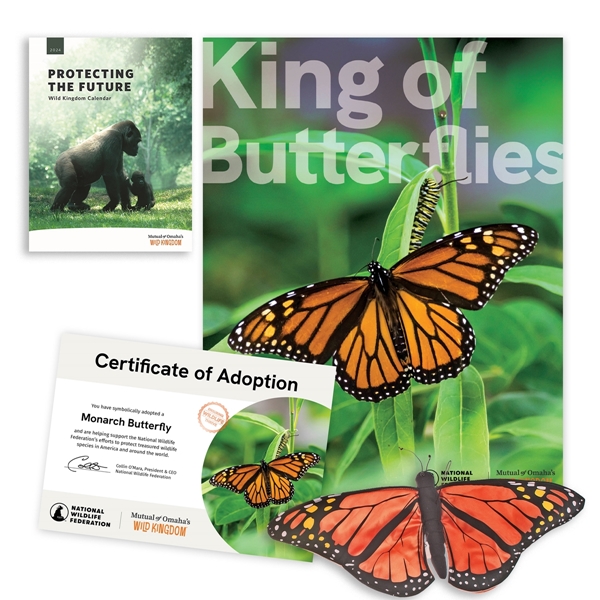 Alternate view: of Wild Kingdom Adoption Kit - Monarch Butterfly