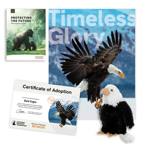 Alternate view: of Wild Kingdom Adoption Kit - Bald Eagle