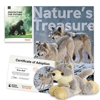 Wild Kingdom Adoption Kit - Gray Wolf - MWOLF