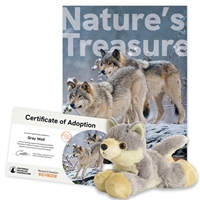 Wild Kingdom Adoption Kit - Gray Wolf - MWOLF