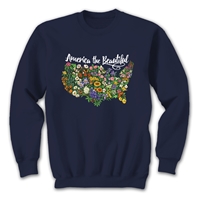 Beautiful America Floral Sweatshirt - 600210