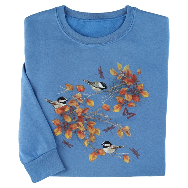 Alternate view: of Aspen Chickadees Sweatshirt