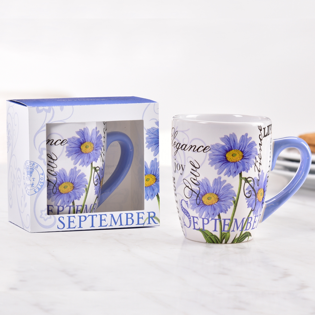 Birthday Flower Mug - September