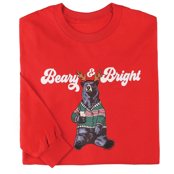 Alternate view: of Beary & Bright Long Sleeve Tee