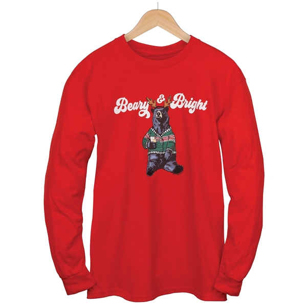 Alternate view:ALT1 of Beary & Bright Long Sleeve Tee