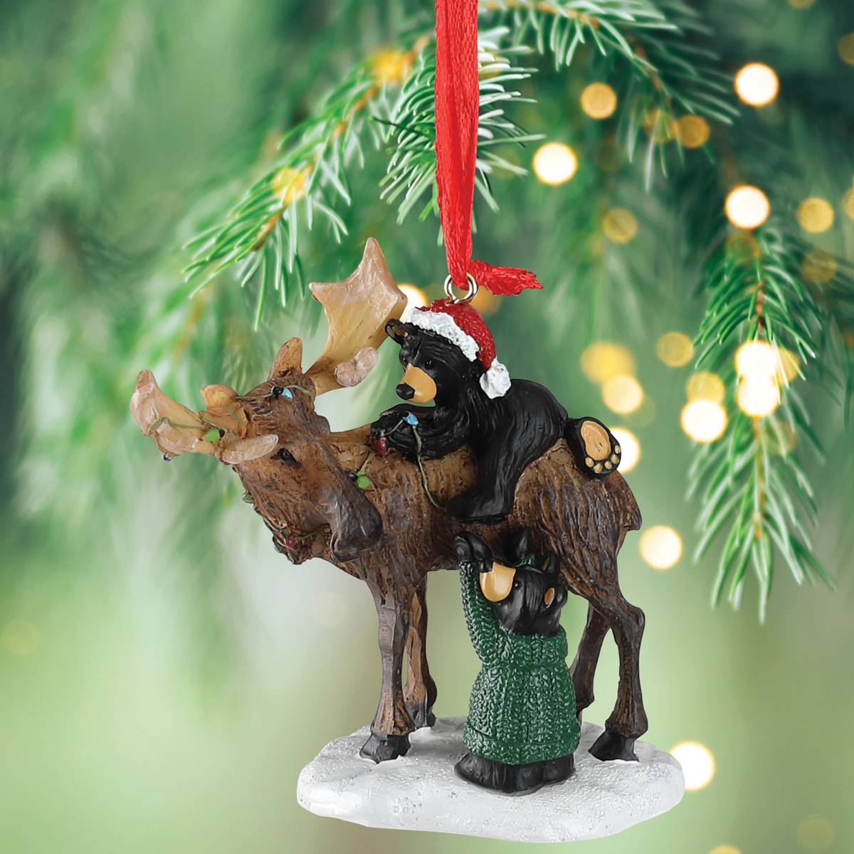 Moose and Friends Ornament