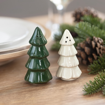 Pretty Pines Salt and Pepper Shaker Set