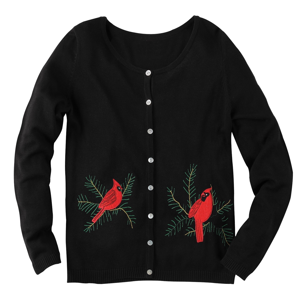 Red Cardinals Cardigan