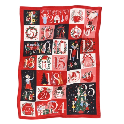 Christmas Advent Kitchen Towel