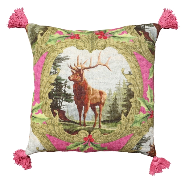 Alternate view:ALT1 of Victorian Stag Pillow