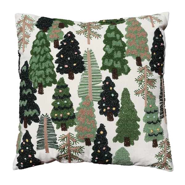 Alternate view:ALT1 of Modern Evergreens Pillow